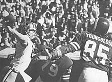 Archie Manning versus the LA Rams, 1971 Saints action