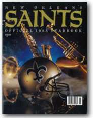 1988 New orleans Saints Yearbook