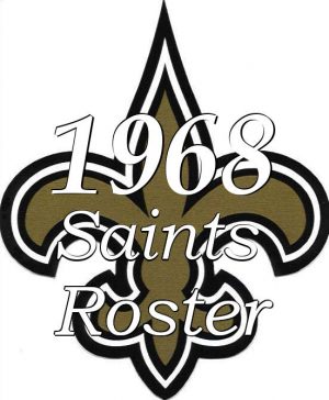 1968 New Orleans Saints Roster Logo