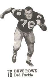Dave Rowe of the 1969 New Orleans Saints