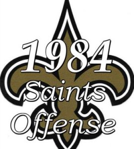 1984 New Orleans Saints Offensive Statistics