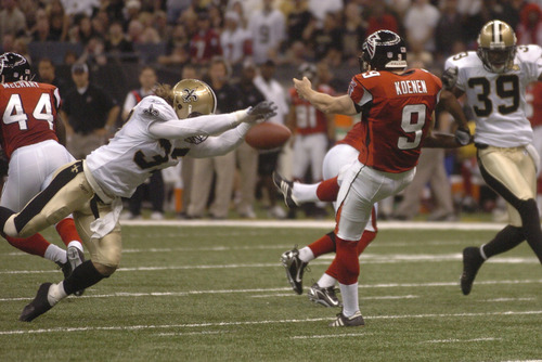 Steve Gleason’s Punt Block Against the Falcons on Monday Night 2006