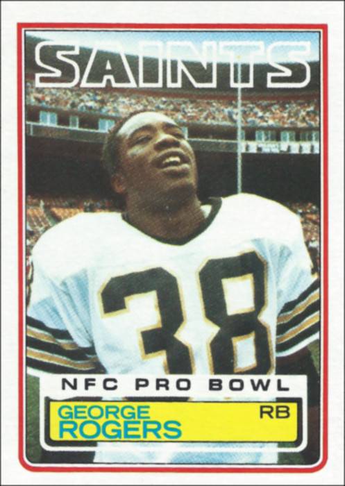 George Rogers 1983 Topps Card
