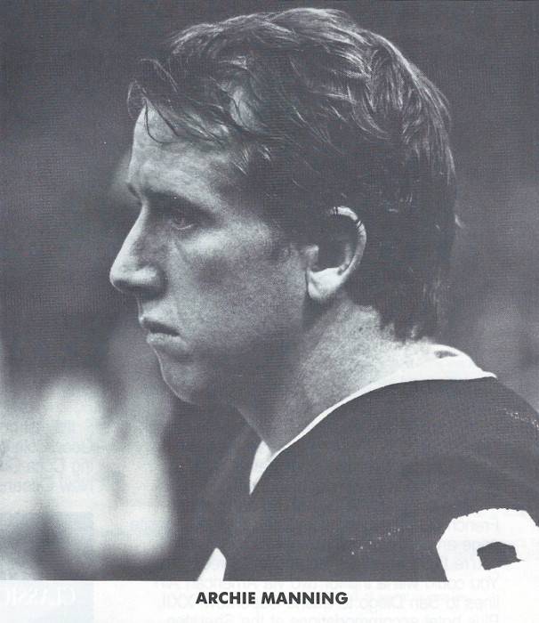 New Orleans Saints quarterback Archie Manning.