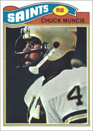 Chuck Muncie 1977 Topps Card