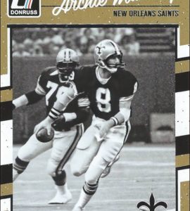 Archie Manning Honored in Donruss 2016 Panini Set