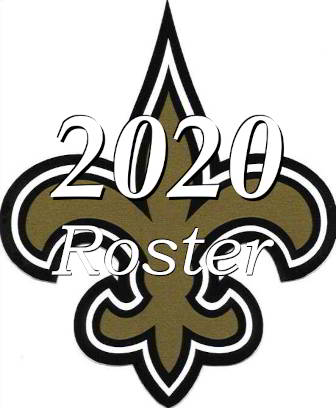 The 2020 New Orleans Saints NFL Season Team Roster