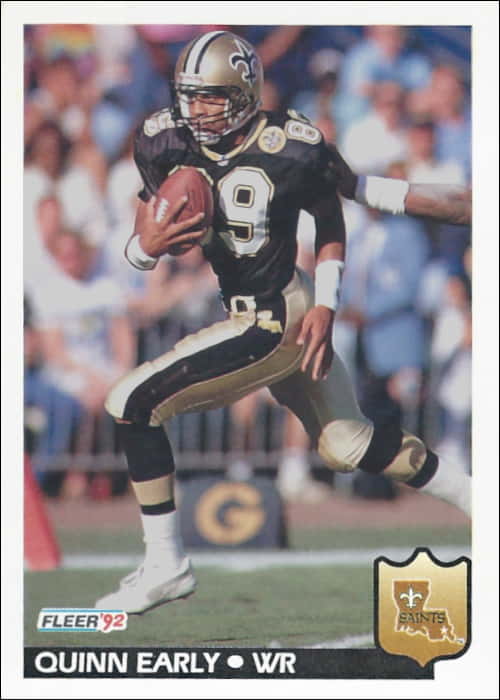 Quinn Early 1992 New Orleans Saints Fleer Football Trading Card #273